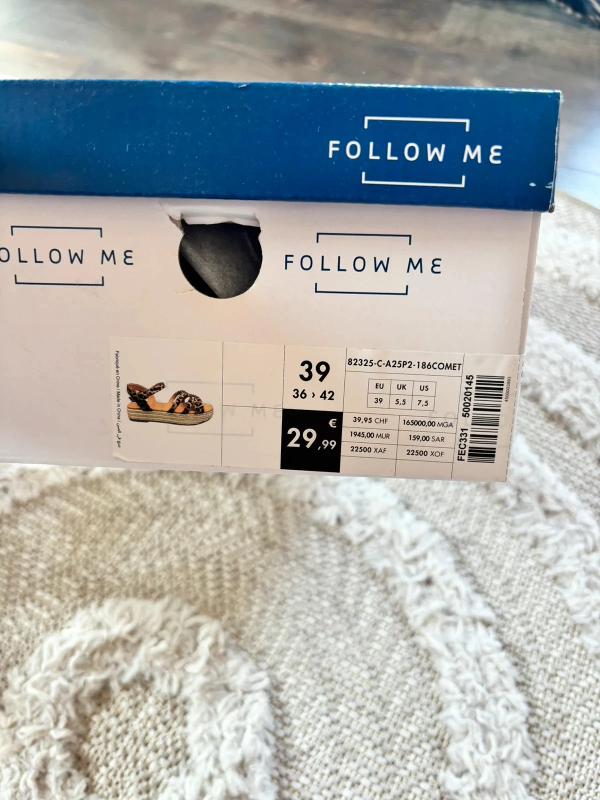 New leopard sandals size 39 – photo 6